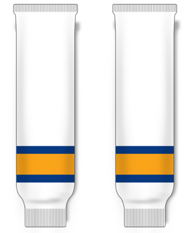 Modelline 1967-68 St. Louis Blues White Knit Ice Hockey Socks