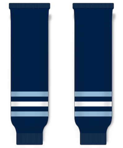 Modelline 1978-79 Pittsburgh Penguins Away Navy Knit Ice Hockey Socks