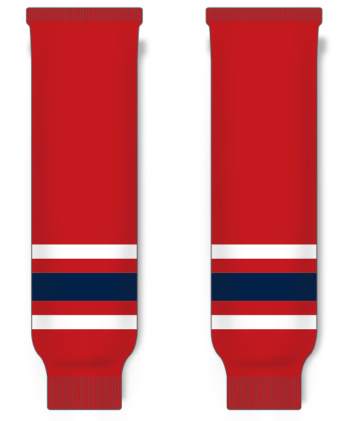 Modelline 2021 Columbus Blue Jackets Reverse Retro Red Knit Ice Hockey Socks