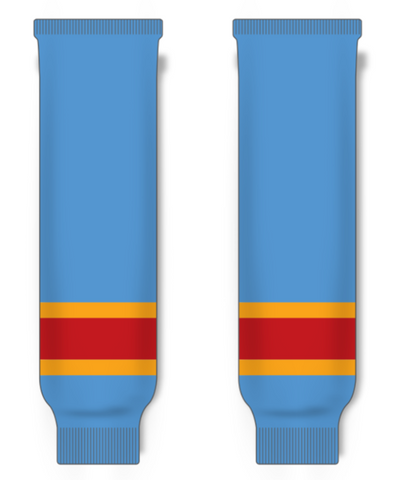 Modelline 2023 Florida Panthers Reverse Retro Powder Blue Knit Ice Hockey Socks