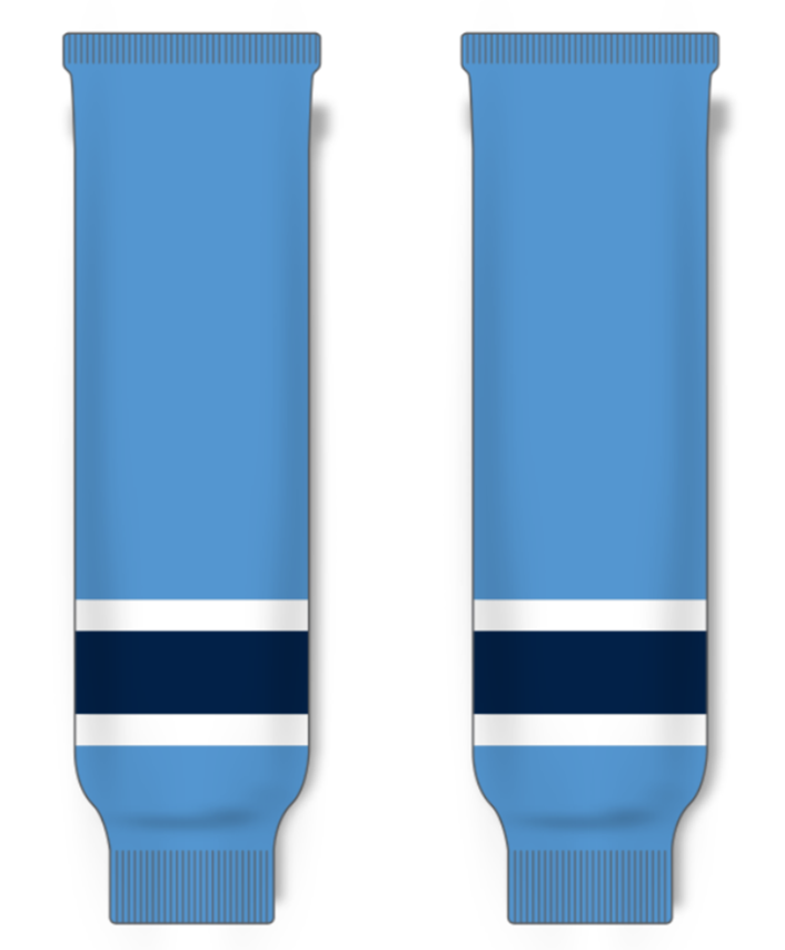 Modelline 2023 Montreal Canadiens Reverse Retro Sky Blue Knit Ice Hockey Socks