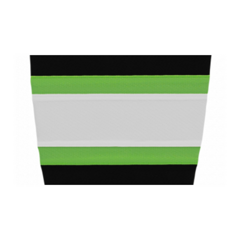 Athletic Knit (AK) HS2100-247 Black/Lime Green/White Mesh Ice Hockey Socks