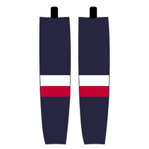 Modelline 4 Nations Team USA Navy Sublimated Mesh Ice Hockey Socks