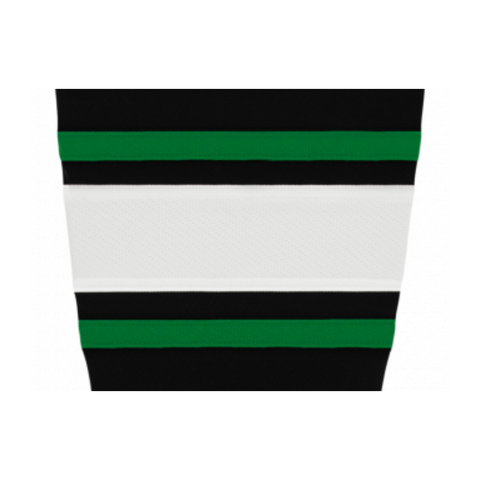 Athletic Knit (AK) HS2100-506 Dallas Stars Black Mesh Ice Hockey Socks