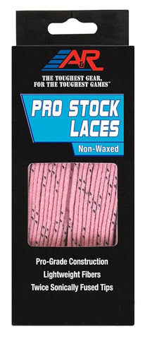 A&R Pro-Stock Non-Wax Laces - Pink
