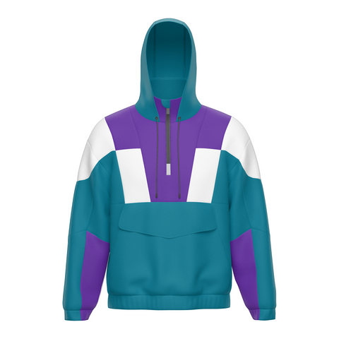 Retro Pullover Hooded Jacket - Design-1