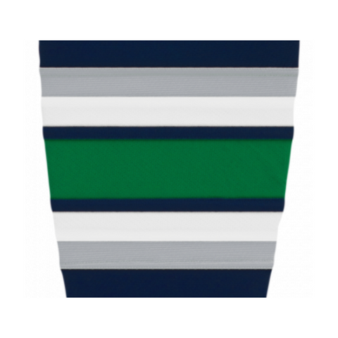 Athletic Knit (AK) HS2100-943 Hartford Whalers Navy Mesh Ice Hockey Socks