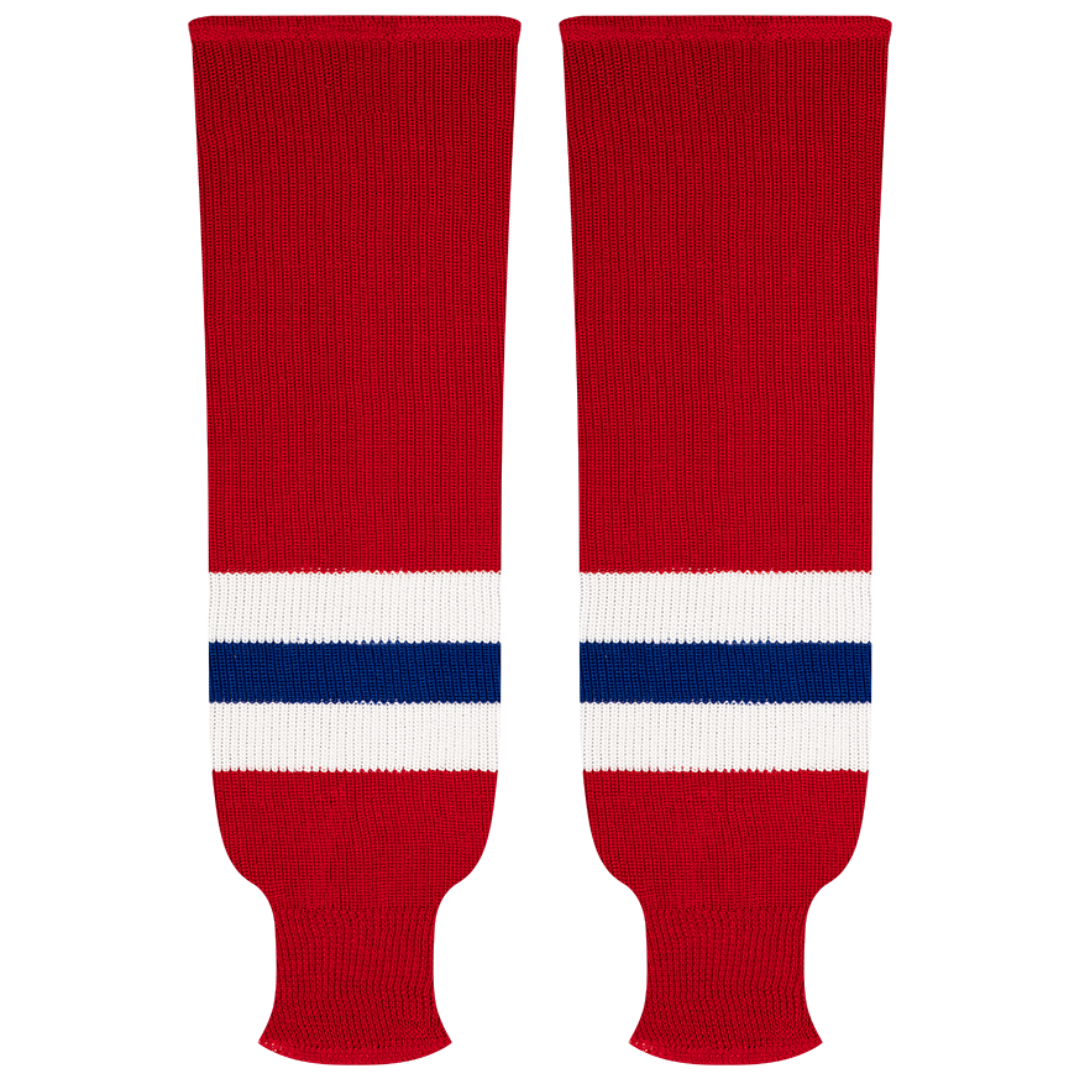 Kobe Sportswear 9808A Montreal Canadiens Away Pro Knit Ice Hockey Socks