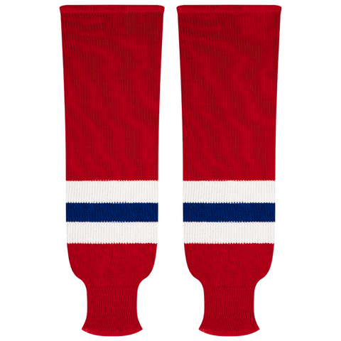 Kobe Sportswear 9808A Montreal Canadiens Away Pro Knit Ice Hockey Socks
