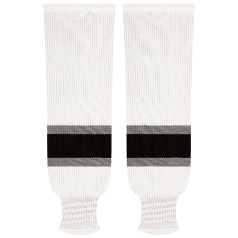 Kobe Sportswear 9814H Los Angeles Kings Vintage Home Pro Knit Ice Hockey Socks