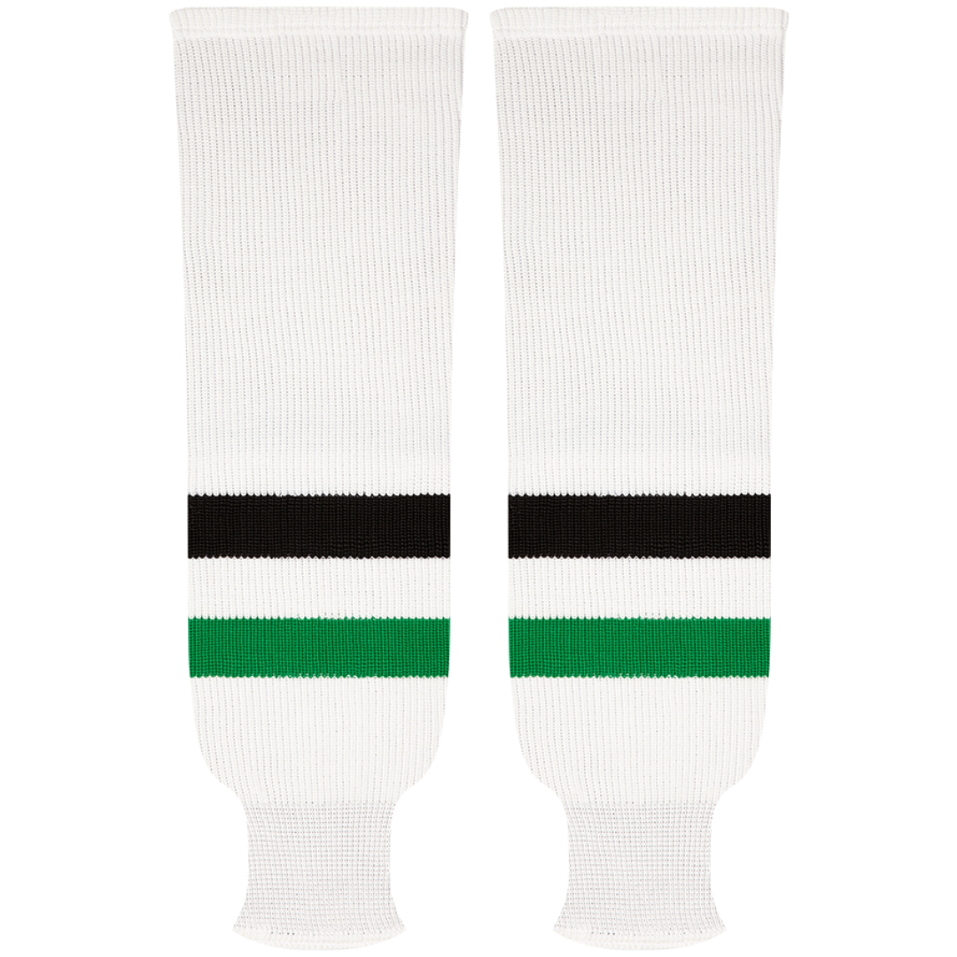 Kobe Sportswear 9849W Dallas Stars White Pro Knit Ice Hockey Socks