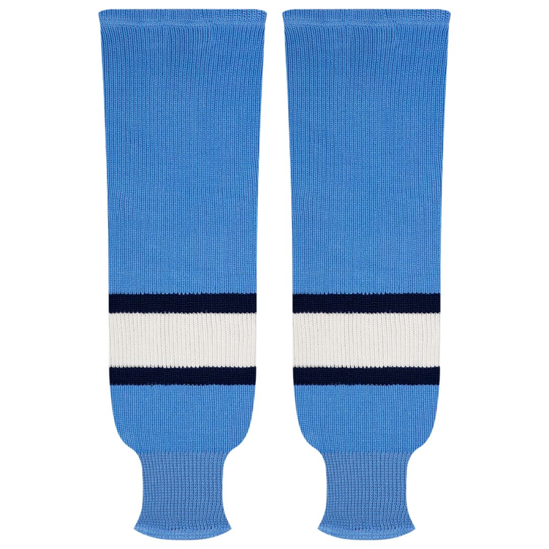 Kobe Sportswear 9852A Pittsburgh Penguins Vintage Away Pro Knit Ice Hockey Socks