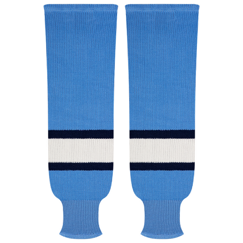 Kobe Sportswear 9852A Pittsburgh Penguins Vintage Away Pro Knit Ice Hockey Socks