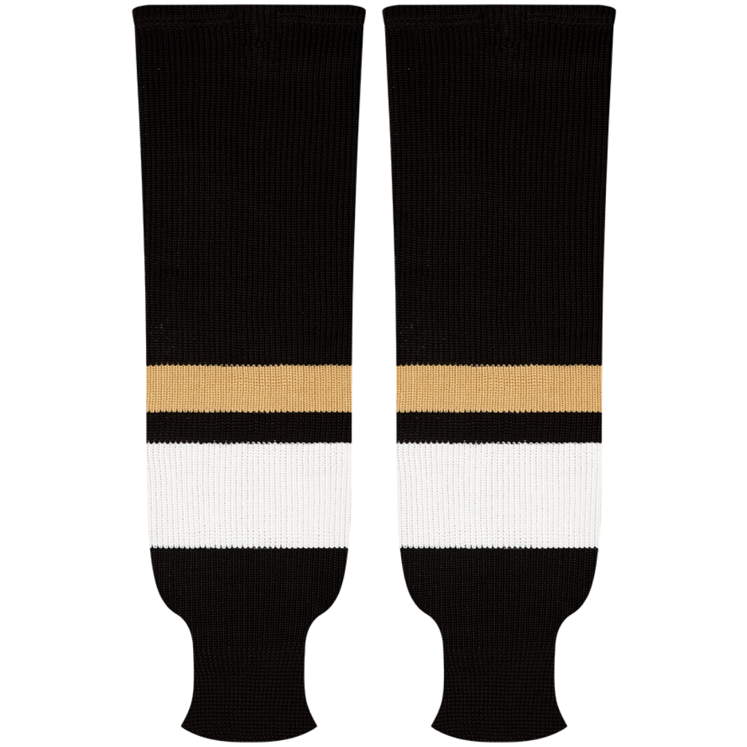 Kobe Sportswear 9866A Pittsburgh Penguins Away Pro Knit Ice Hockey Socks