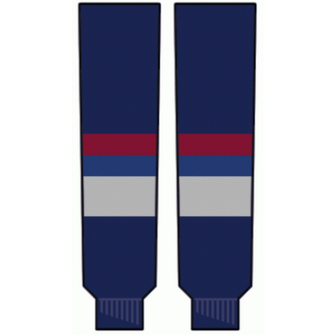 Modelline 1998-2007 Vancouver Canucks Home Navy Knit Ice Hockey Socks