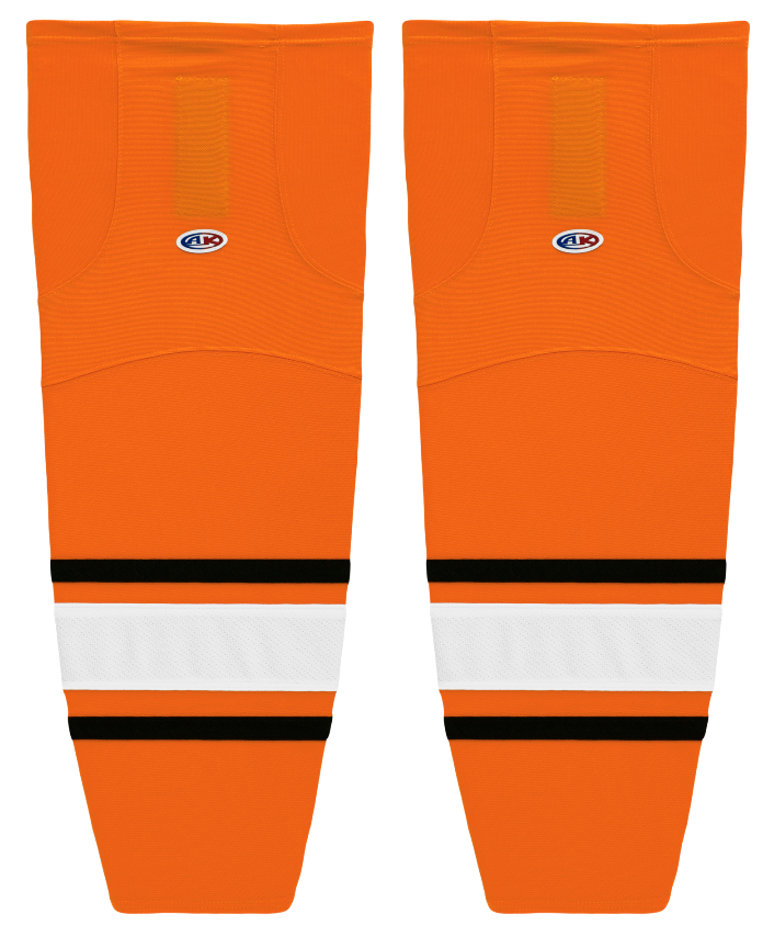 Athletic Knit (AK) HS2100-324 Philadelphia Flyers Orange Mesh Ice Hockey Socks