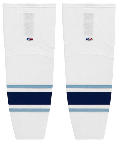 Athletic Knit (AK) HS2100-341 University of Maine Black Bears White Mesh Ice Hockey Socks