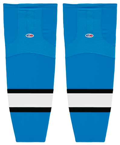 Athletic Knit (AK) HS2100-444 Pro Blue/Black/White Mesh Ice Hockey Socks