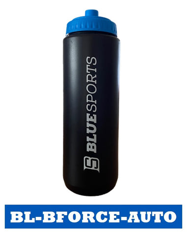 Blue Sports Water Bottle Autocap Black