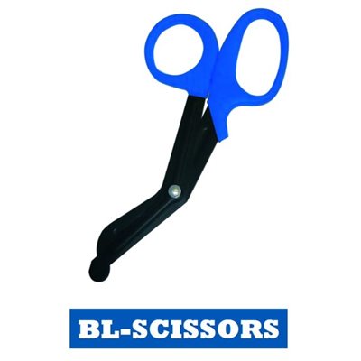 Blue Sports Tape Scissors