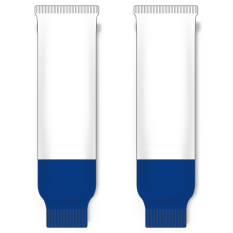 Modelline Syracuse Crunch White/Royal Blue Knit Ice Hockey Socks