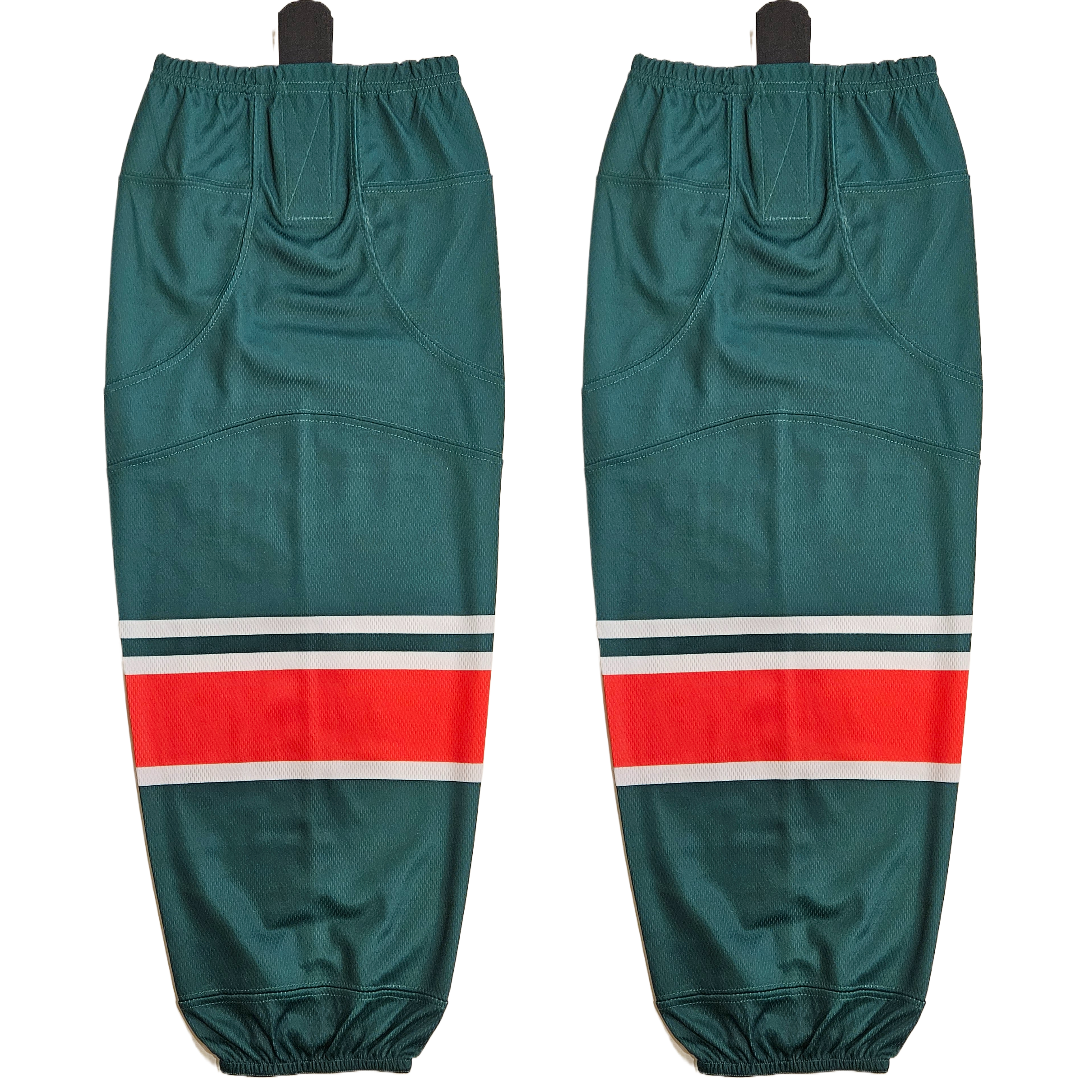 Modelline 2022 New Jersey Devils Reverse Retro Dark Green Sublimated Mesh Ice Hockey Socks