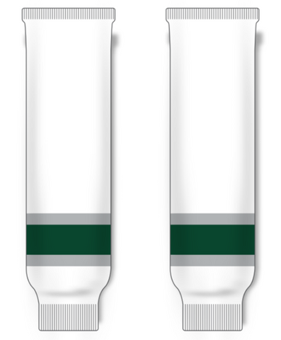 Modelline Everett Silvertips Home White Knit Ice Hockey Socks