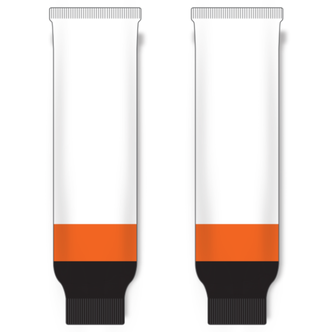 Modelline Philadelphia Flyers Alternate White Knit Ice Hockey Socks