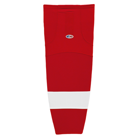 Athletic Knit (AK) HS2100-202 Detroit Red Wings Red Mesh Ice Hockey Socks