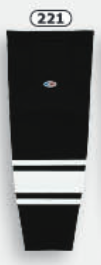 Athletic Knit (AK) HS2100-221 Black/White Mesh Ice Hockey Socks