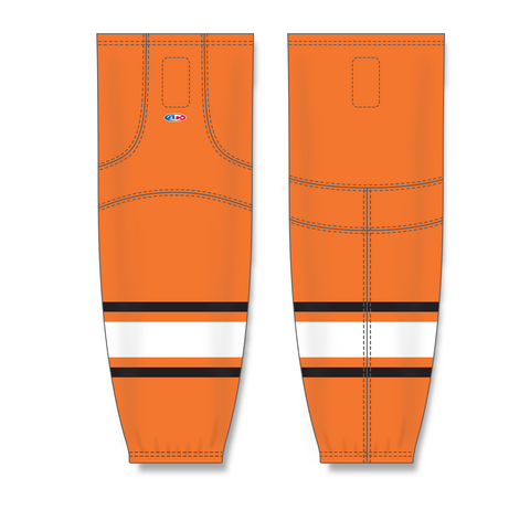Athletic Knit (AK) HS2100-324 Philadelphia Flyers Orange Mesh Ice Hockey Socks