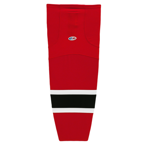 Athletic Knit (AK) HS2100-366 New Jersey Devils Red Mesh Ice Hockey Socks