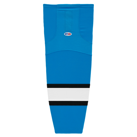 Athletic Knit (AK) HS2100-444 Pro Blue/Black/White Mesh Ice Hockey Socks