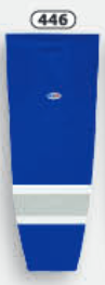 Athletic Knit (AK) HS2100-446 Royal Blue/Grey/White Mesh Ice Hockey Socks