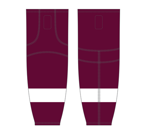 Athletic Knit (AK) HS2100-480 Peterborough Petes Maroon Mesh Ice Hockey Socks