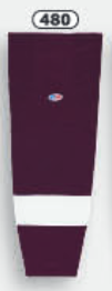 Athletic Knit (AK) HS2100-480 Peterborough Petes Maroon Mesh Ice Hockey Socks