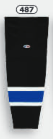 Athletic Knit (AK) HS2100-487 2014 Tampa Bay Lightning Third Black Mesh Ice Hockey Socks