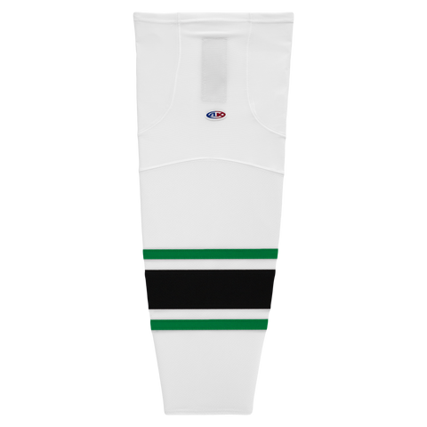 Athletic Knit (AK) HS2100-507 Dallas Stars White Mesh Ice Hockey Socks
