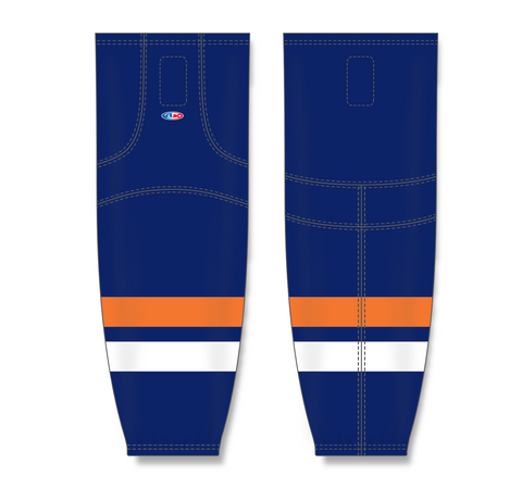 Athletic Knit (AK) HS2100-510 New York Islanders Navy Mesh Ice Hockey Socks
