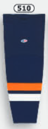 Athletic Knit (AK) HS2100-510 New York Islanders Navy Mesh Ice Hockey Socks