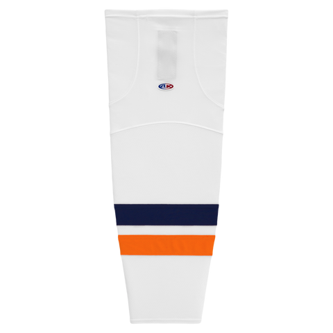 Athletic Knit (AK) HS2100-511 New York Islanders White Mesh Ice Hockey Socks