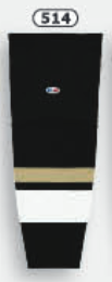 Athletic Knit (AK) HS2100-514 New Pittsburgh Penguins Third Black Mesh Ice Hockey Socks