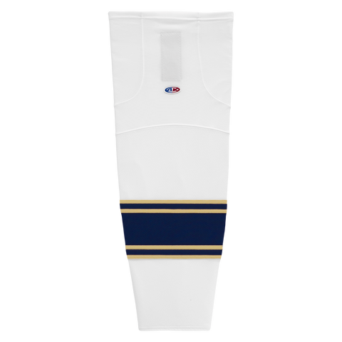 Athletic Knit (AK) HS2100-521 University of Notre Dame Fighting Irish White Mesh Ice Hockey Socks