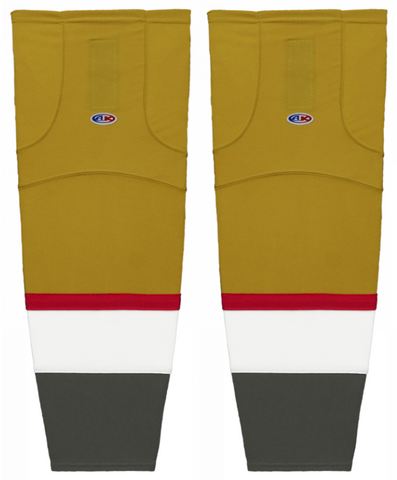 Athletic Knit (AK) HS2100-625 2021 Las Vegas Golden Knights Third Knights Gold Ice Hockey Socks