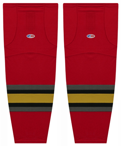 Athletic Knit (AK) HS2100-763 2021 Las Vegas Golden Knights Reverse Retro Red Mesh Ice Hockey Socks