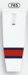 Athletic Knit (AK) HS2100-765 White/Navy/Red Mesh Ice Hockey Socks