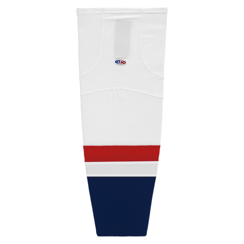 Athletic Knit (AK) HS2100-809 2013 Washington Capitals White Mesh Ice Hockey Socks