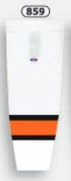 Athletic Knit (AK) HS2100-859 Detroit Compuware Ambassadors White Mesh Ice Hockey Socks