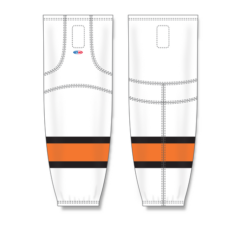 Athletic Knit (AK) HS2100-859 Philadelphia Flyers White Mesh Ice Hockey Socks