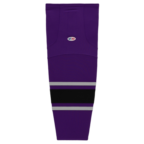 Athletic Knit (AK) HS2100-953 New Los Angeles Kings Third Purple Mesh Ice Hockey Socks